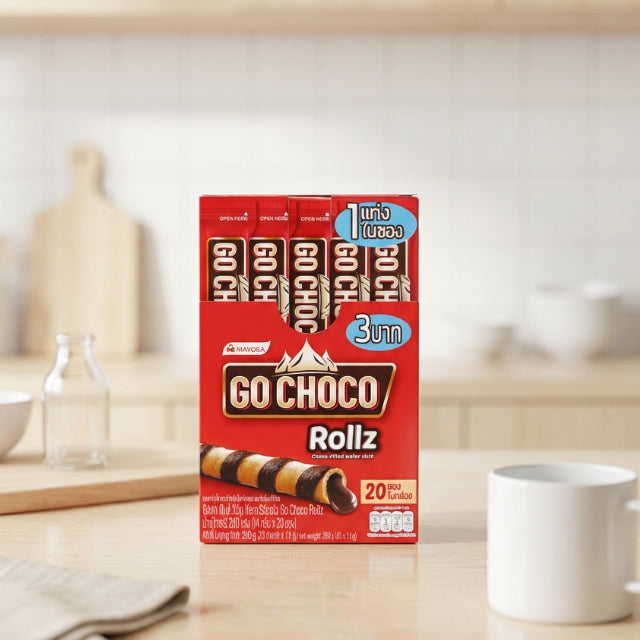 베트남 마요라 고 초코 롤즈 과자 Mayora Go ChocoRollz 280g