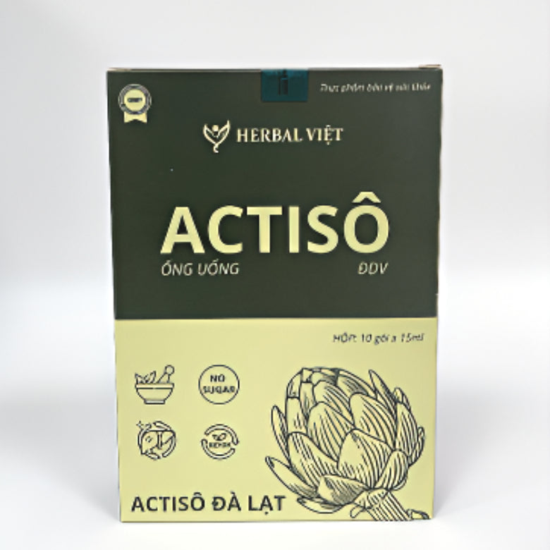 베트남 Herbal Viet actiso 무설탕 아티소 앰플 150ml